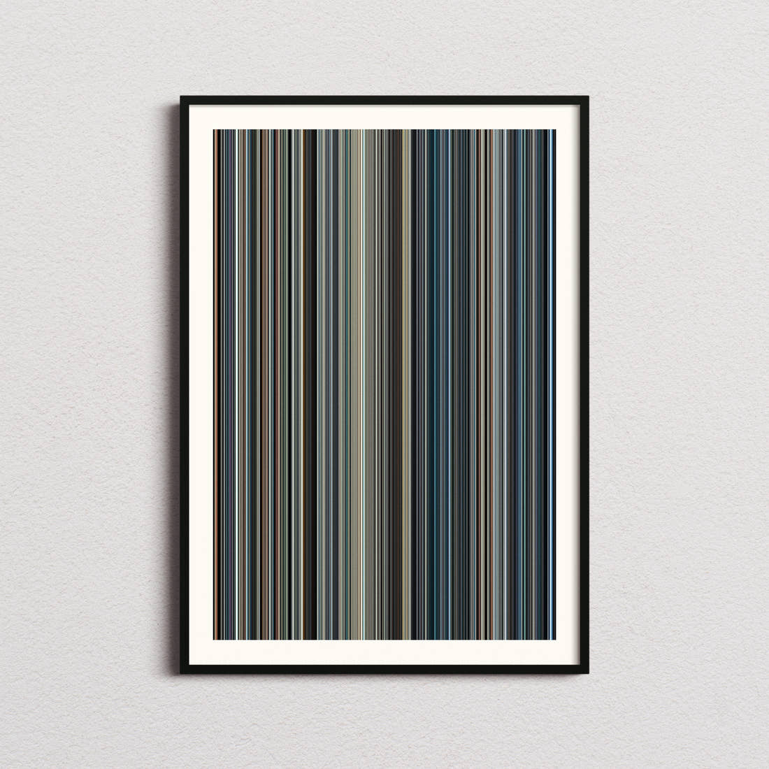 Moon Movie Barcode Poster - Barcode Only
