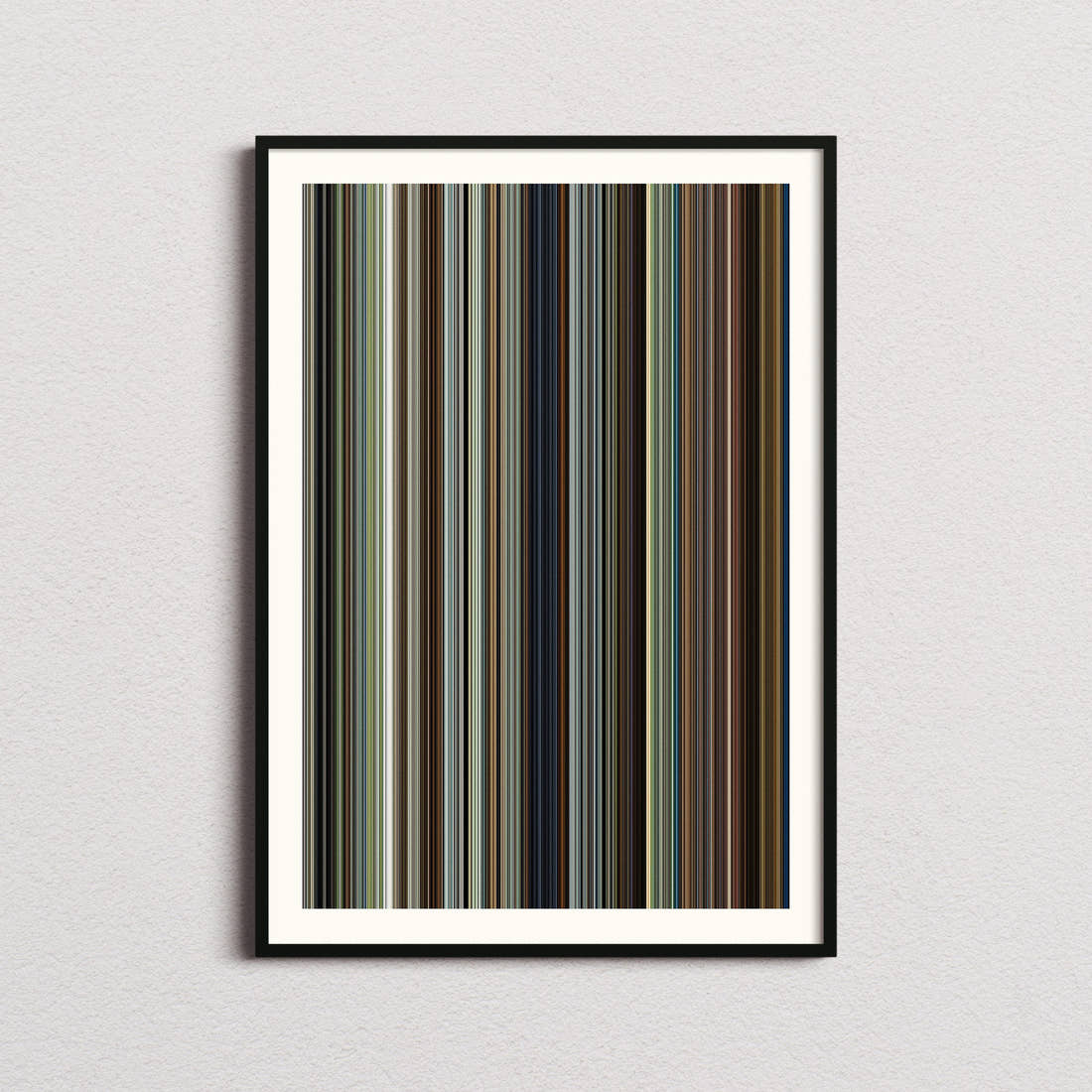 Moonlight Movie Barcode Poster - Barcode Only