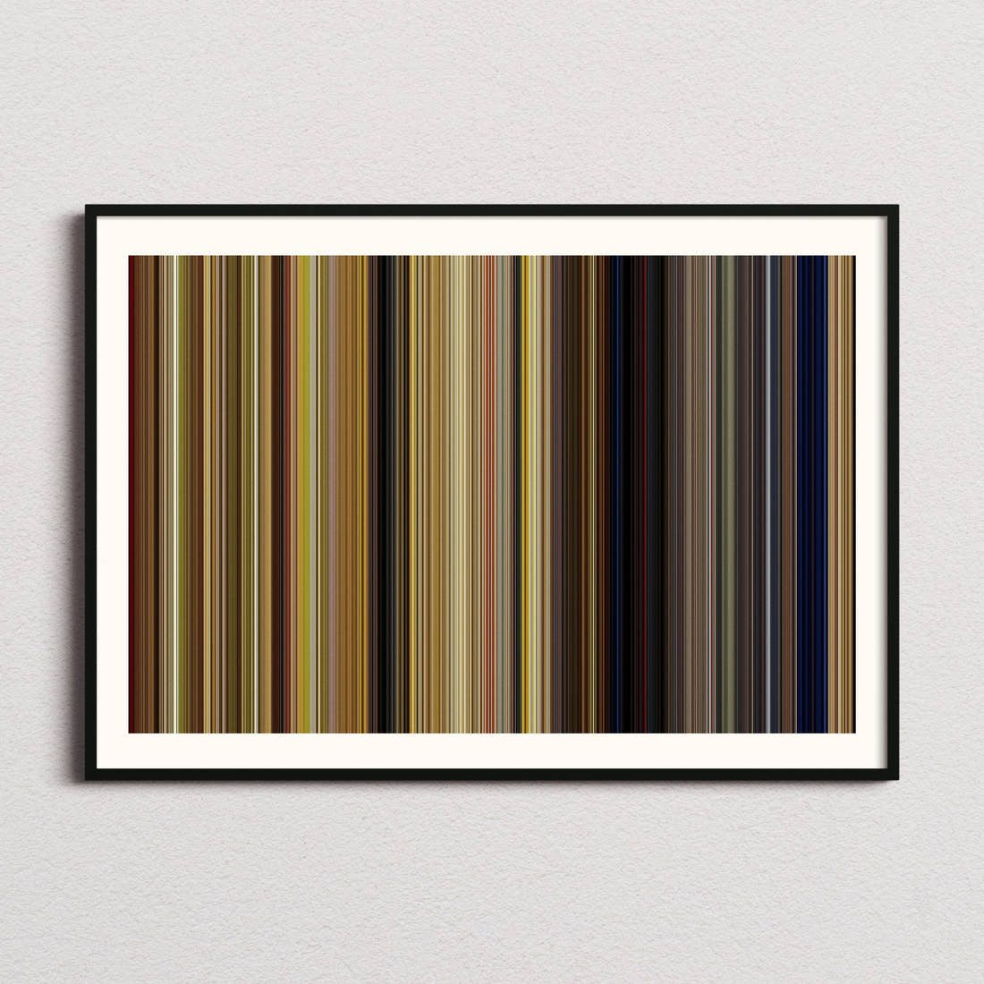 Moonrise Kingdom Movie Barcode Poster - Barcode Only