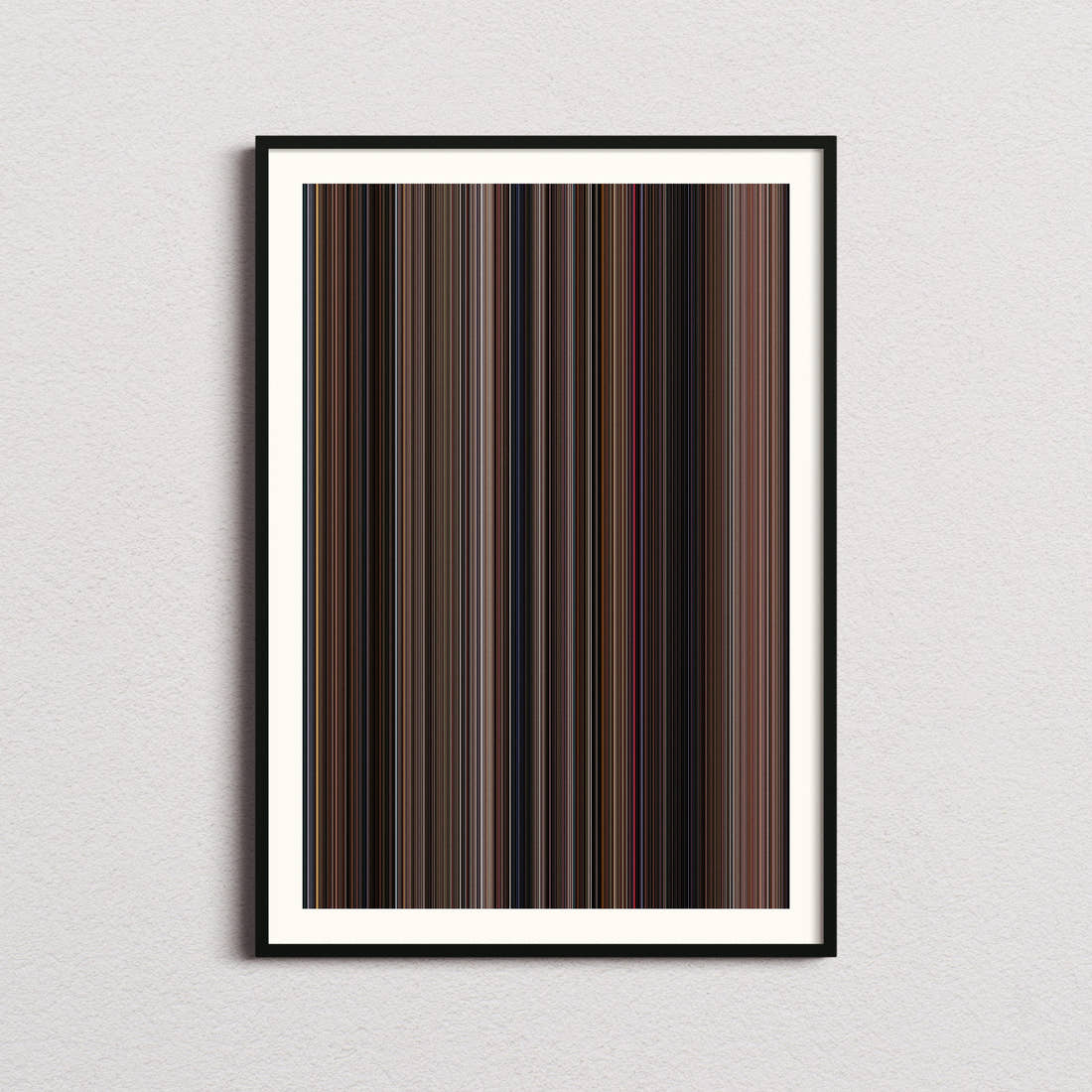 Moonstruck Movie Barcode Poster - Barcode Only
