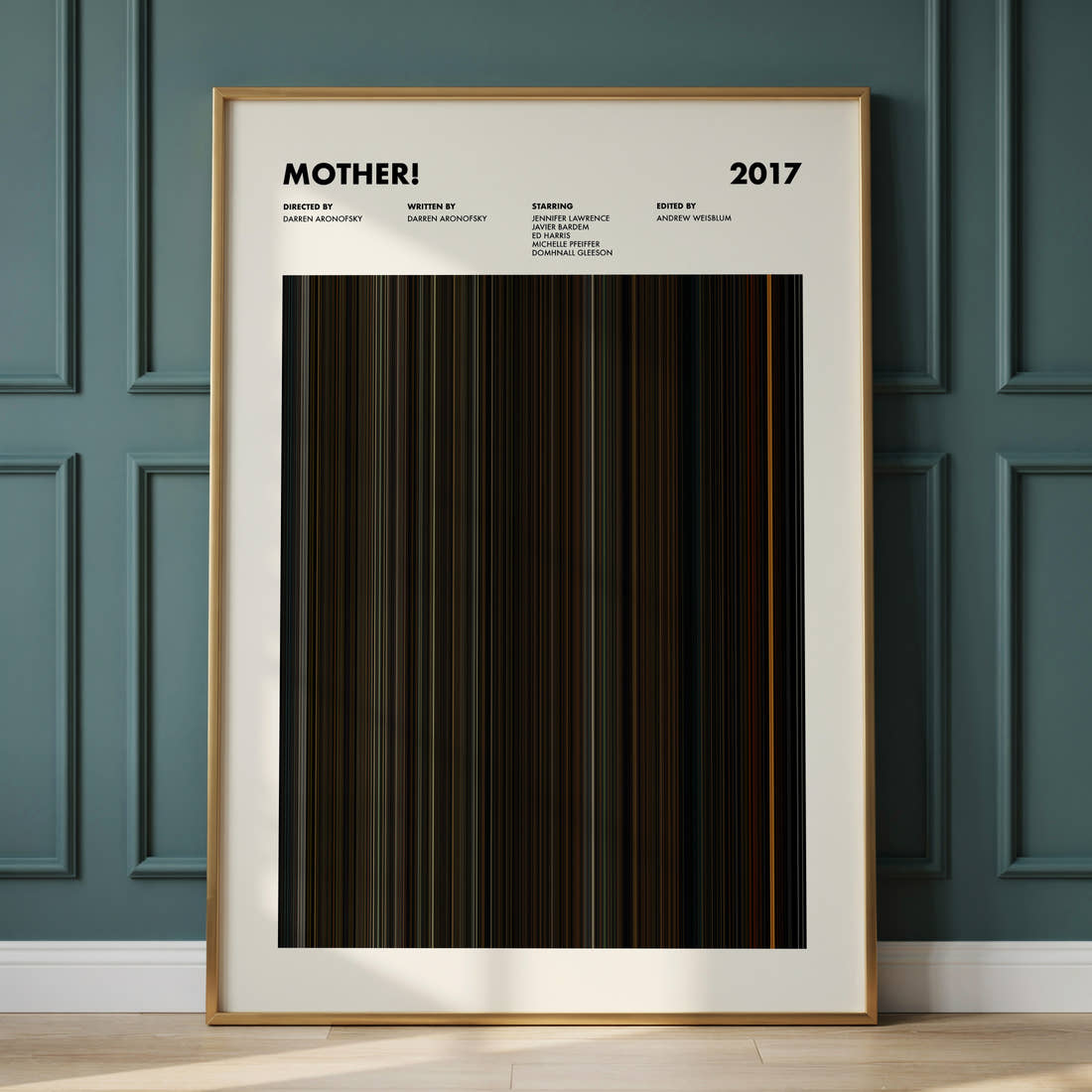 Mother! Movie Barcode Poster