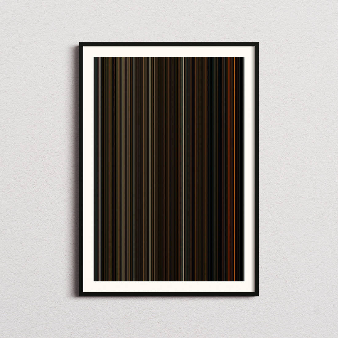 Mother! Movie Barcode Poster - Barcode Only