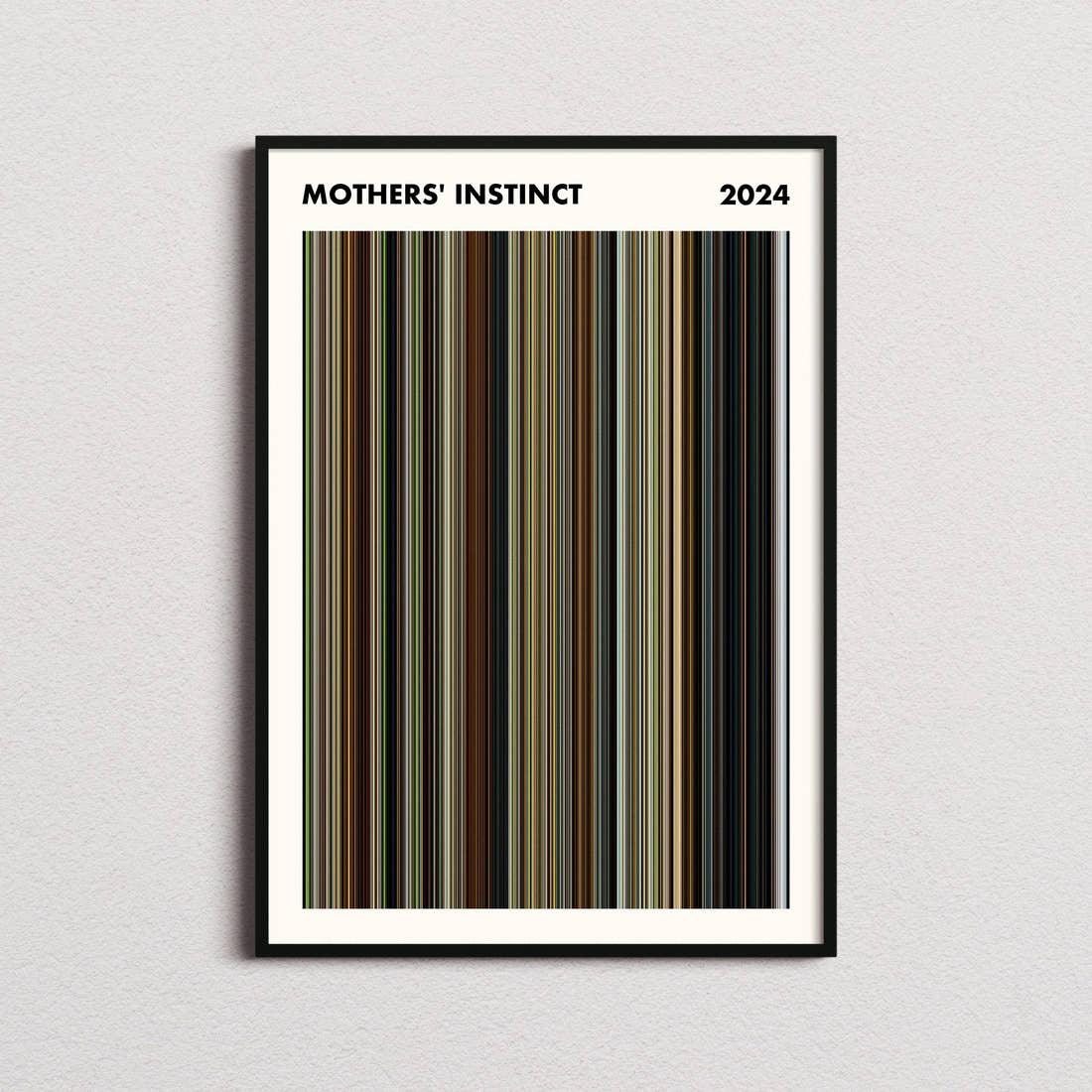 Mothers' Instinct Movie Barcode Poster - Simplified