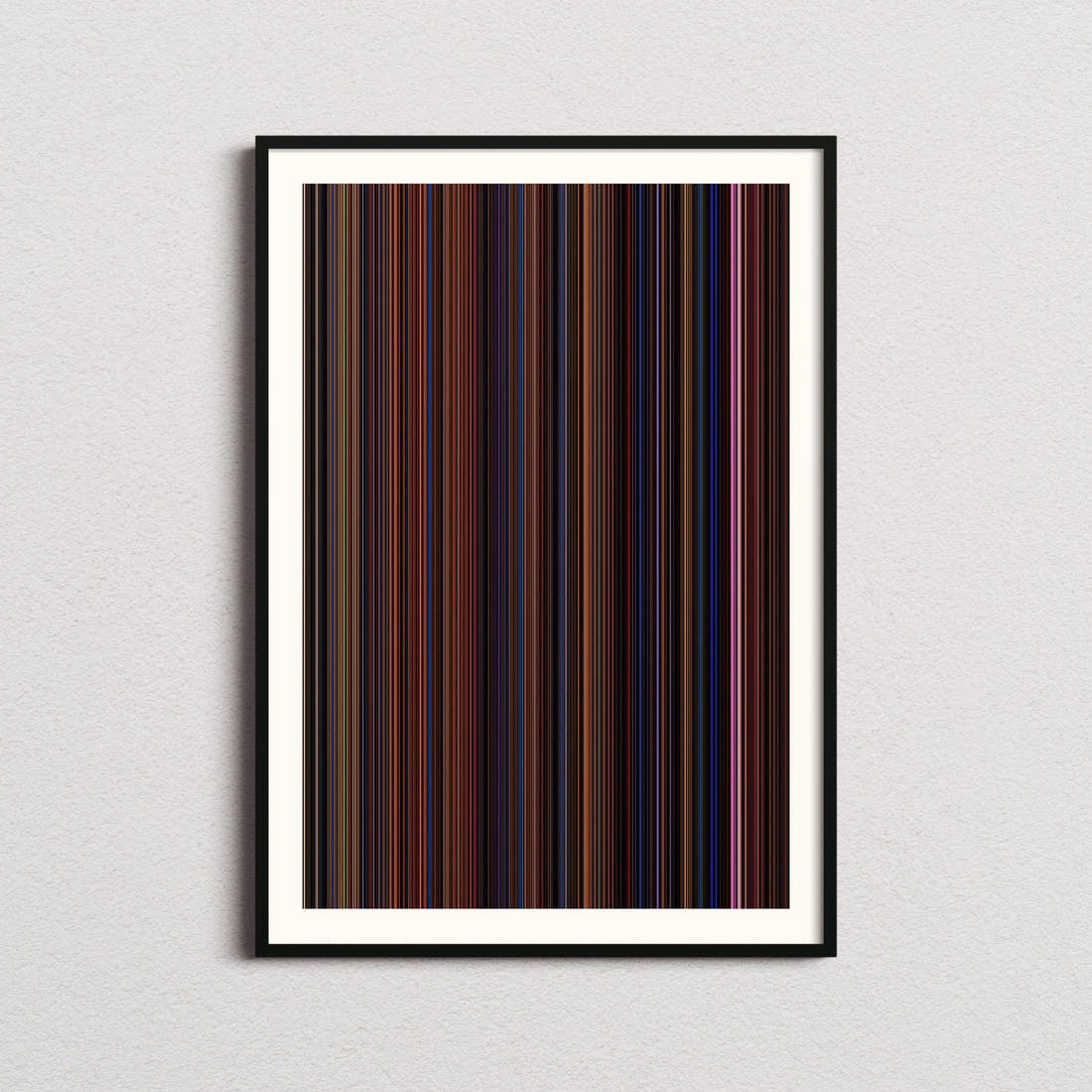Moulin Rouge Movie Barcode Poster - Barcode Only