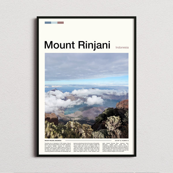 Mount Rinjani - Travel Print