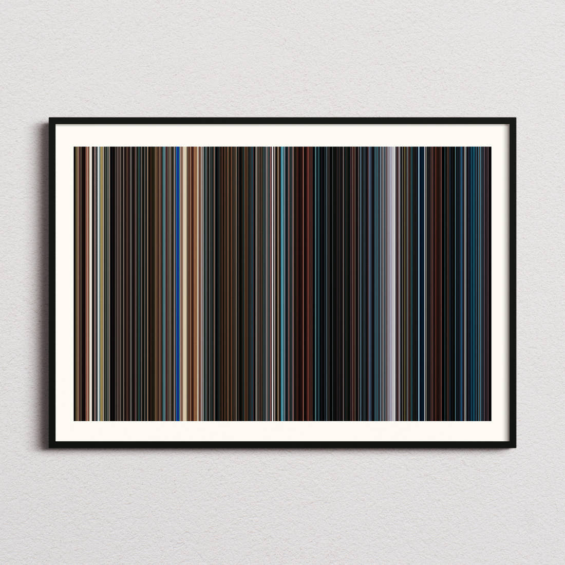 Mr. & Mrs. Smith Movie Barcode Poster - Barcode Only