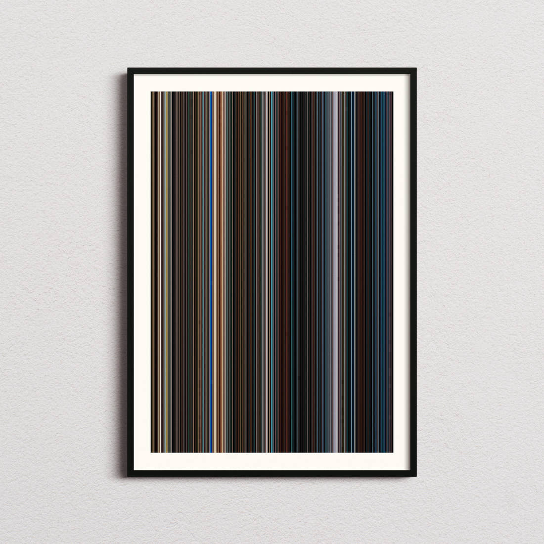 Mr. & Mrs. Smith Movie Barcode Poster - Barcode Only