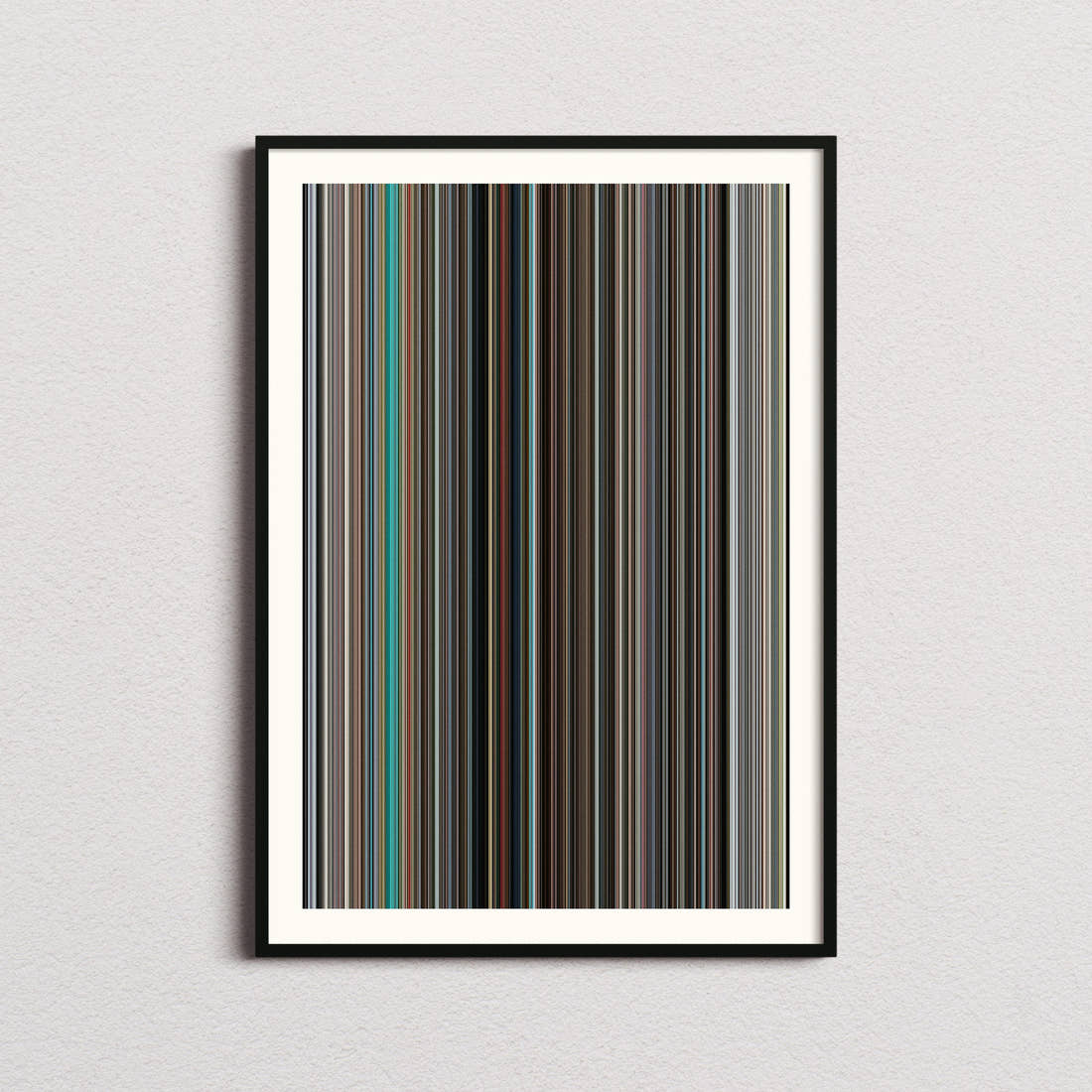 Mr. Nobody Movie Barcode Poster - Barcode Only