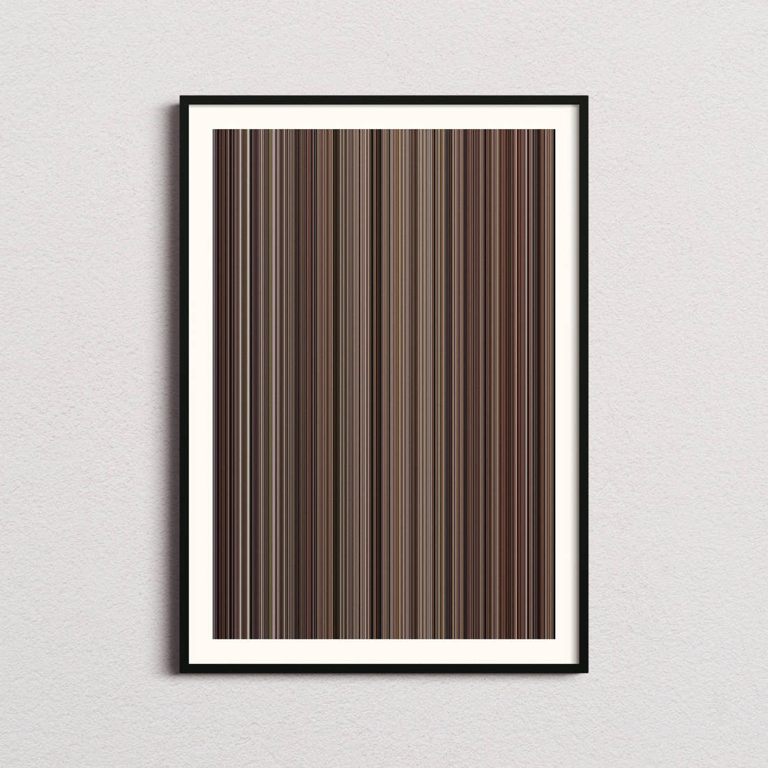 Mrs. Doubtfire Movie Barcode Poster - Barcode Only