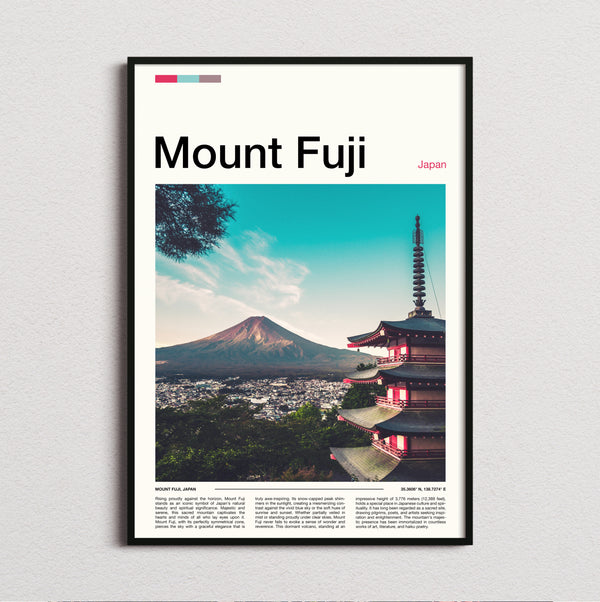 Mount Fuji - Chureito Pagoda - Travel Print