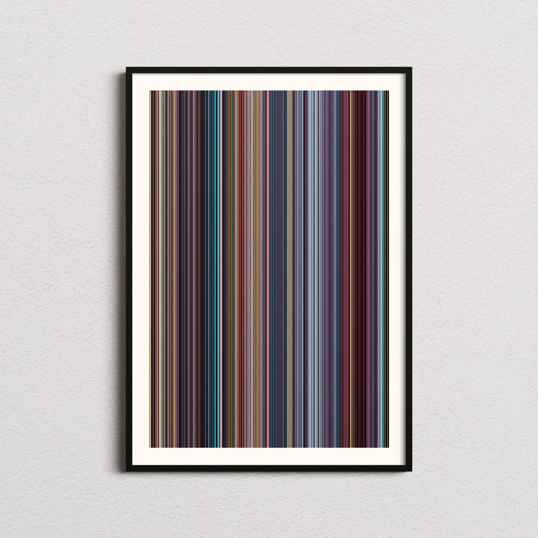 Mulan Movie Barcode Poster - Barcode Only