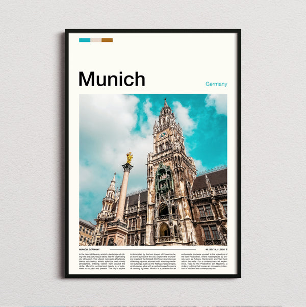 Munich - New Town Hall - Travel Print