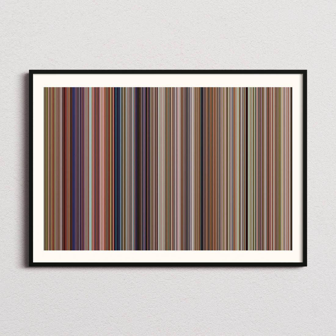 Muriel's Wedding Movie Barcode Poster - Barcode Only