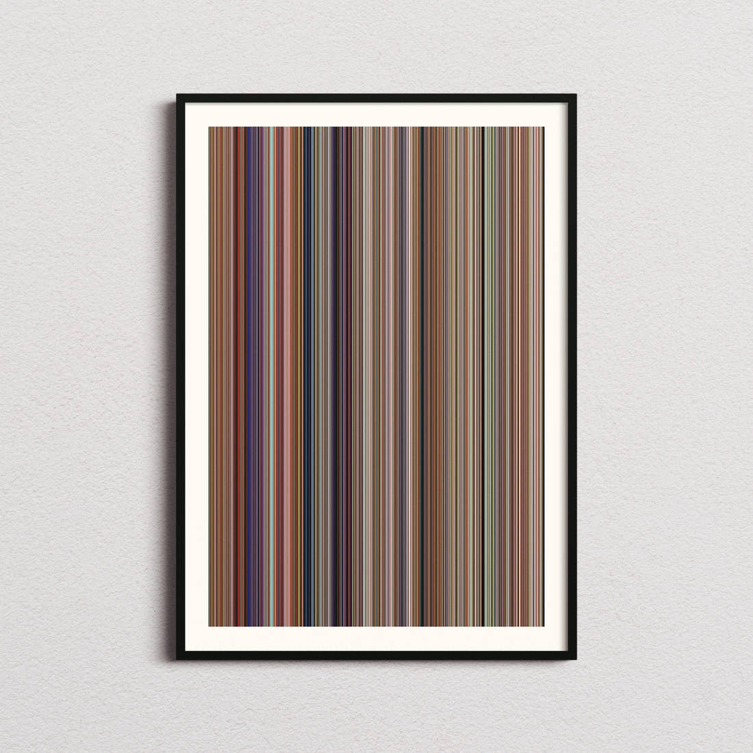 Muriel's Wedding Movie Barcode Poster - Barcode Only