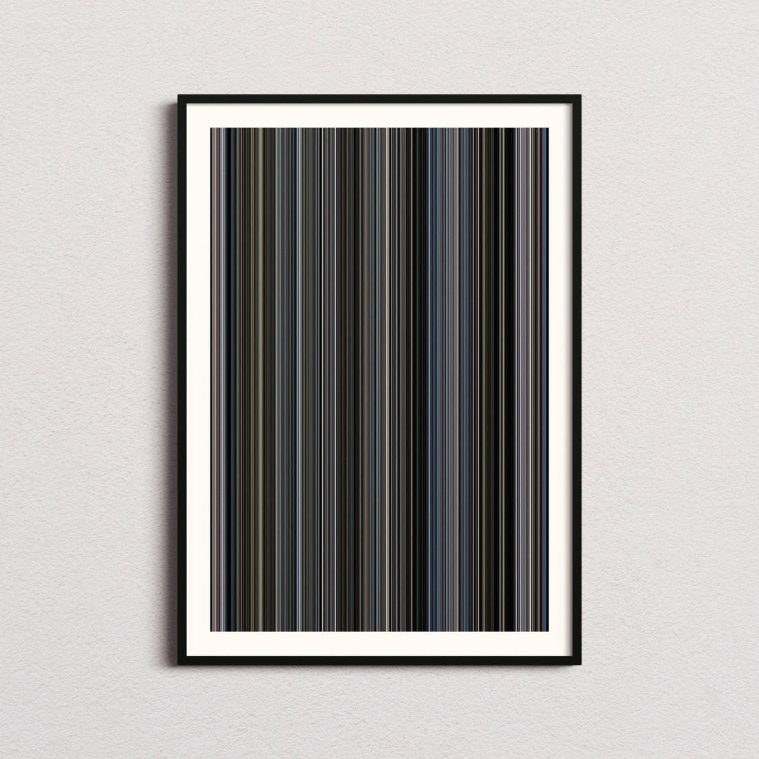 Mystic River Movie Barcode Poster - Barcode Only