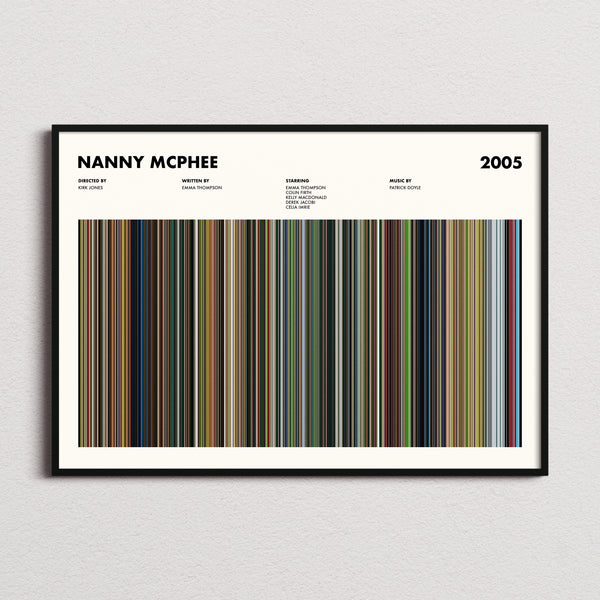 Nanny McPhee Movie Barcode Poster