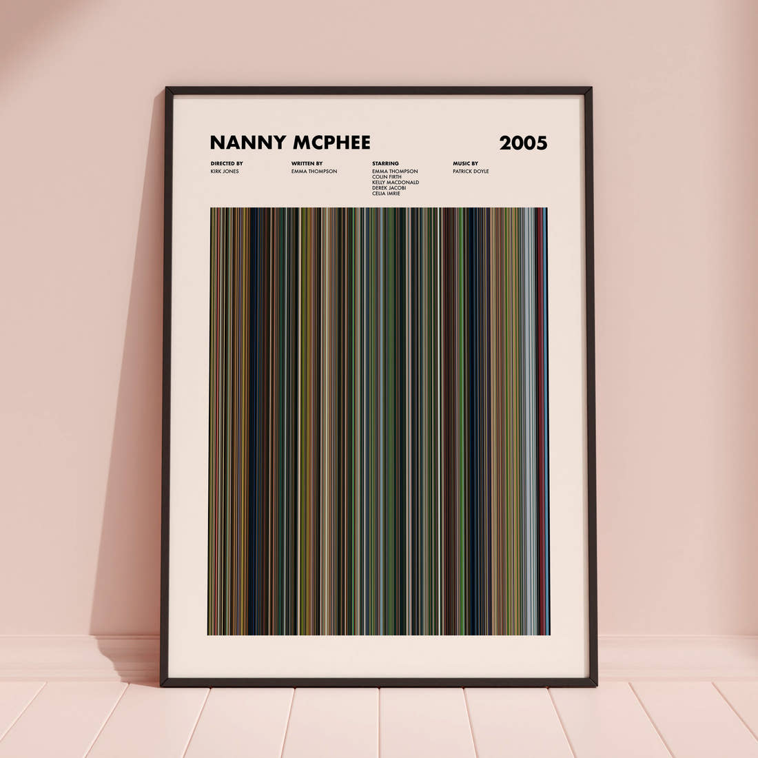 Nanny McPhee Movie Barcode Poster