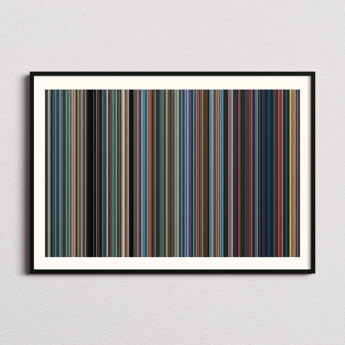 Nausicaä of the Valley of the Wind Movie Barcode Poster - Barcode Only