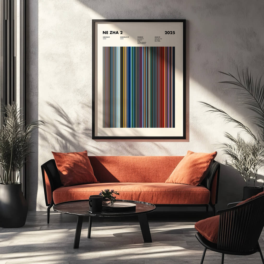 Ne Zha 2 Movie Barcode Poster