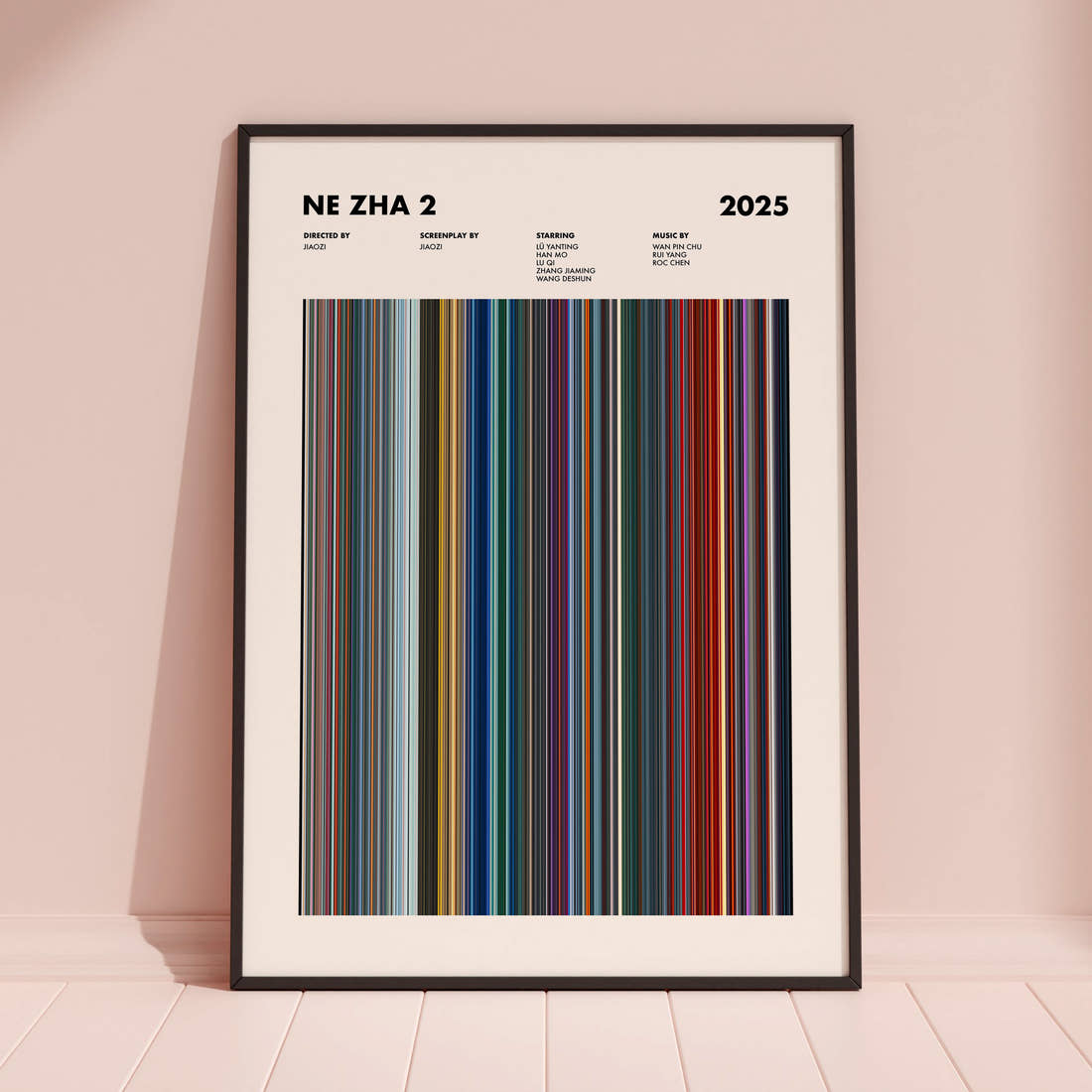 Ne Zha 2 Movie Barcode Poster
