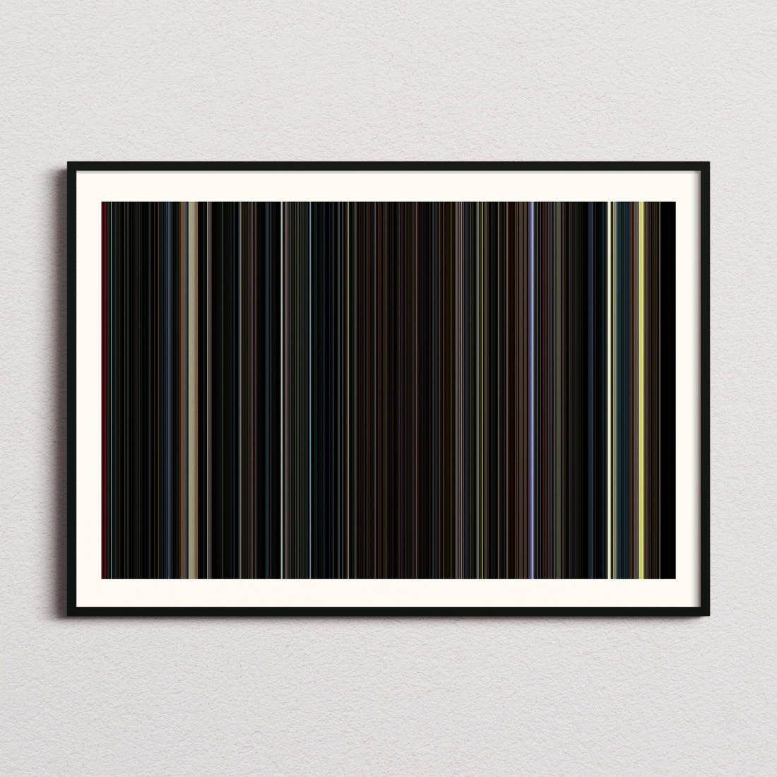 Near Dark Movie Barcode Poster - Barcode Only