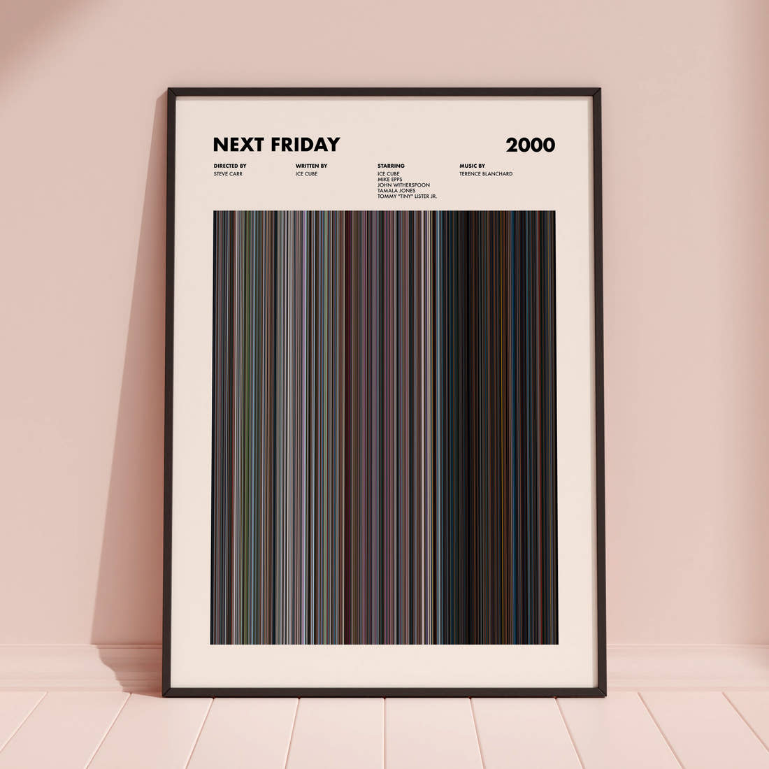 Next Friday Movie Barcode Poster
