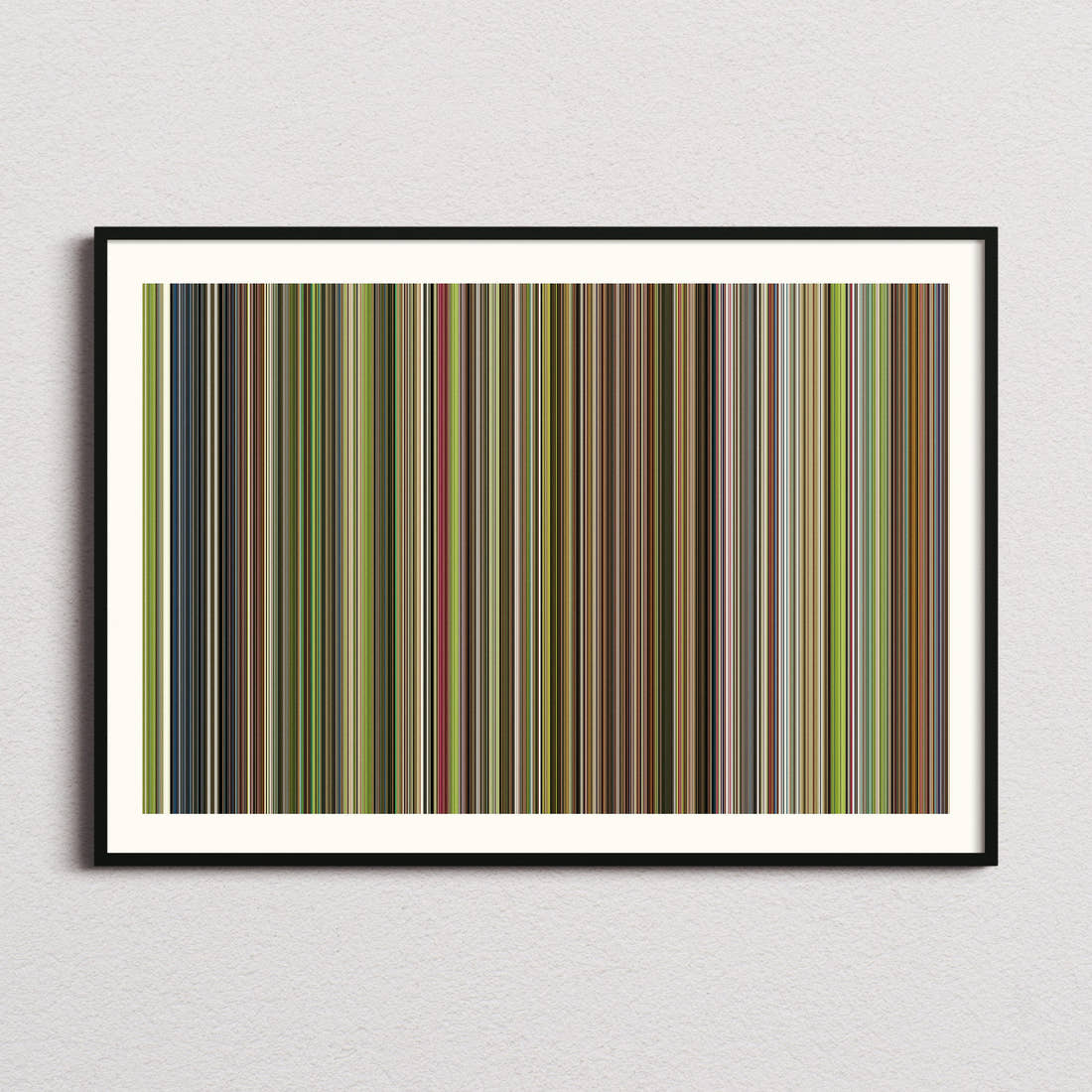 Next Goal Wins Movie Barcode Poster - Barcode Only