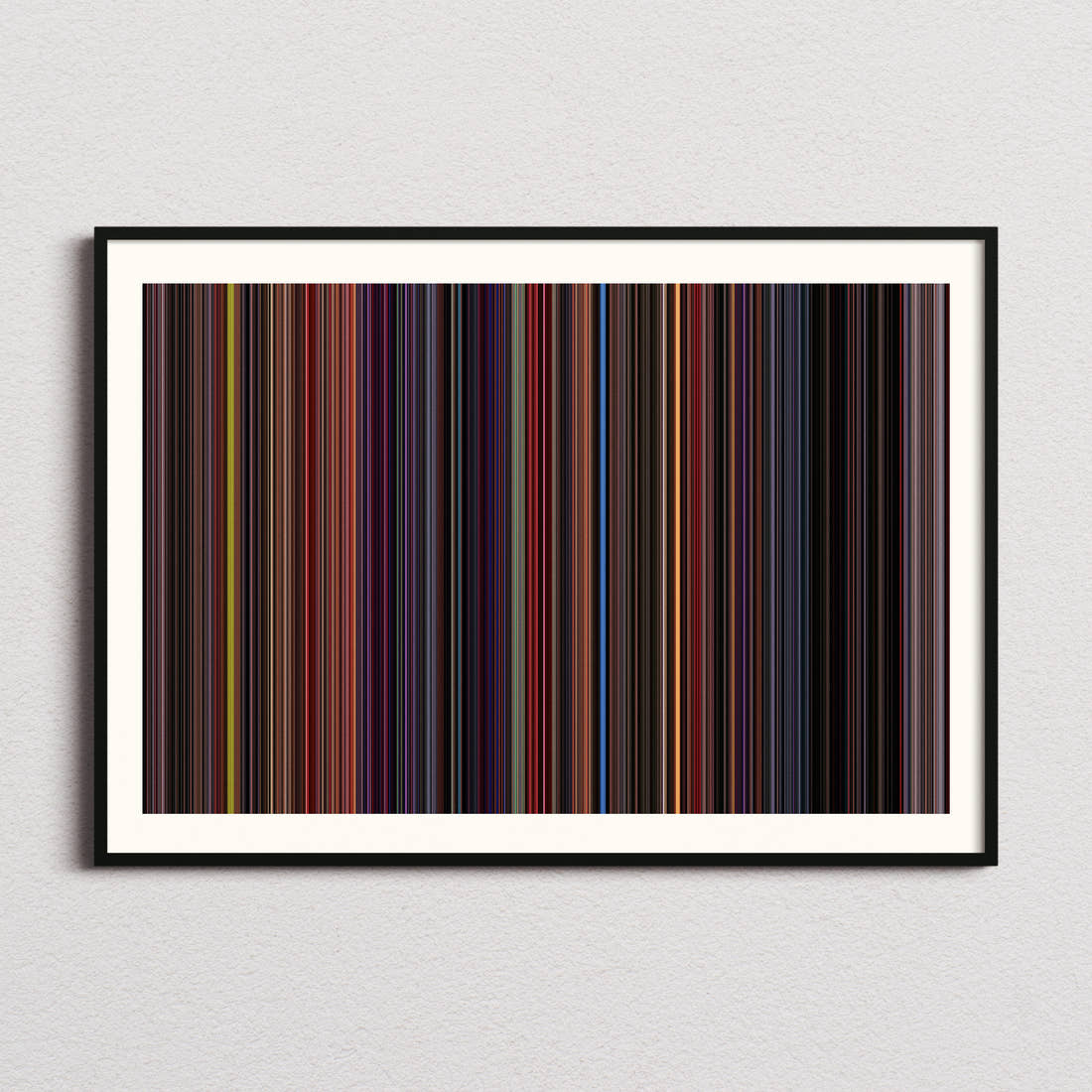 Night of the Comet Movie Barcode Poster - Barcode Only