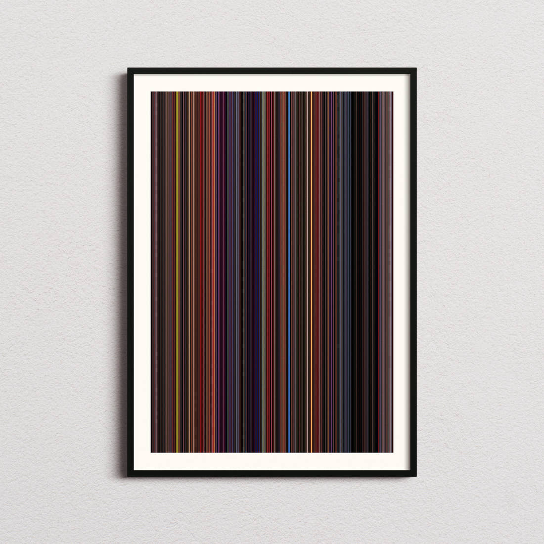 Night of the Comet Movie Barcode Poster - Barcode Only