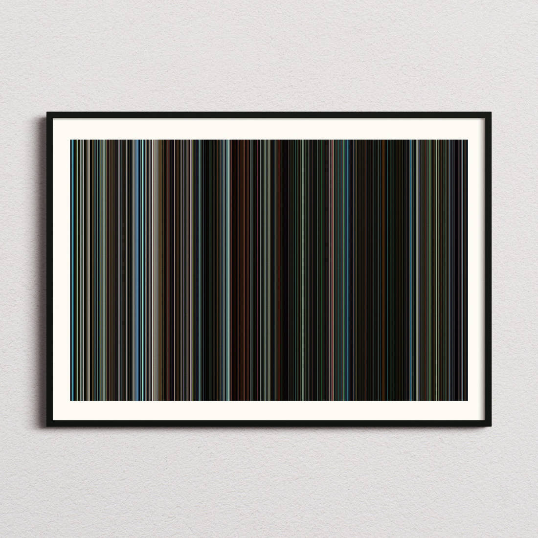 Nightcrawler Movie Barcode Poster - Barcode Only
