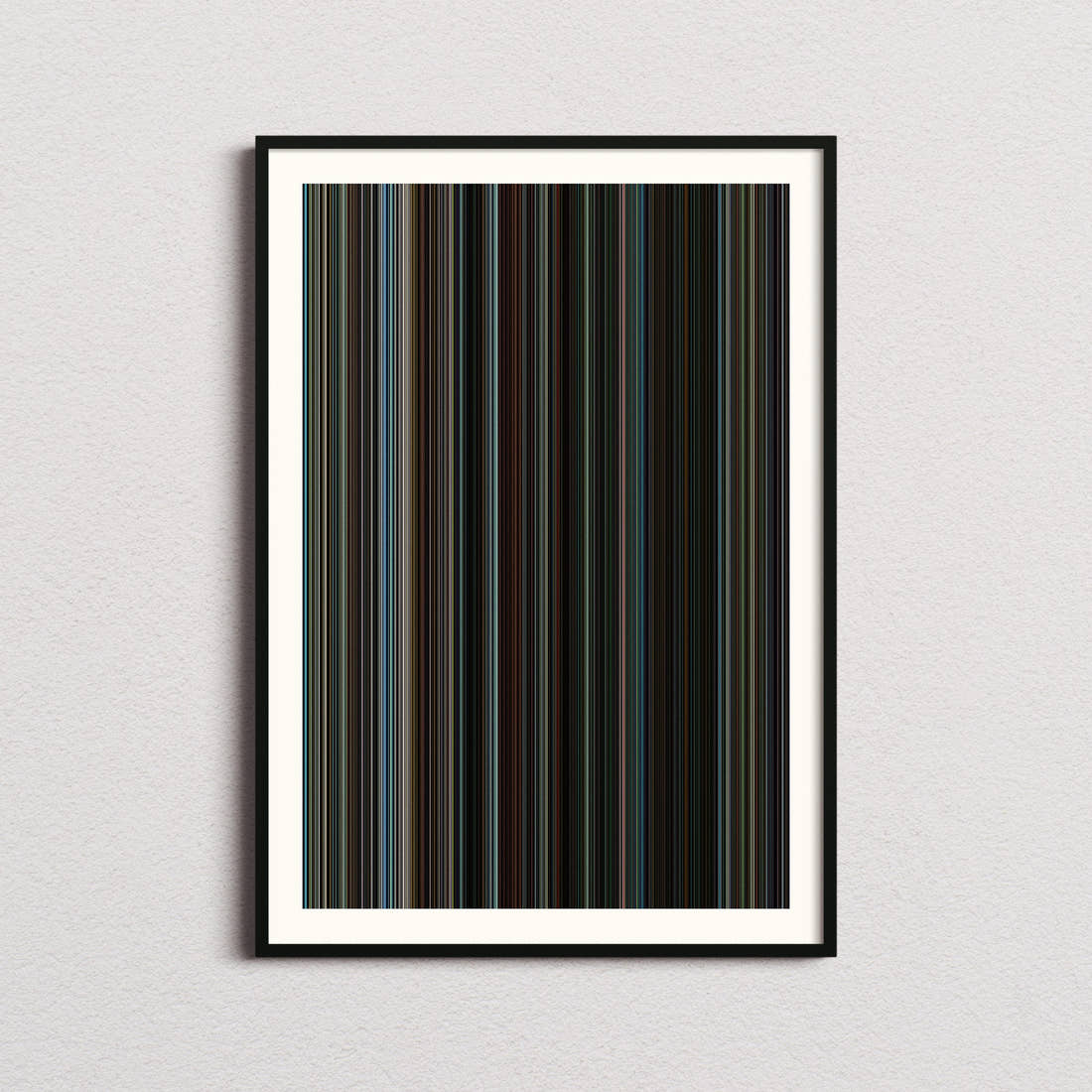 Nightcrawler Movie Barcode Poster - Barcode Only
