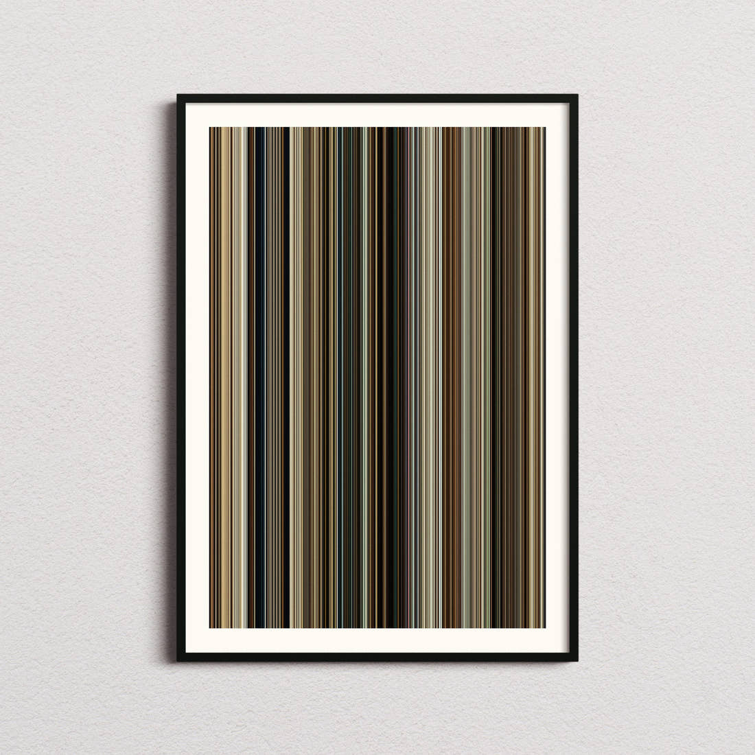 No Country for Old Men Movie Barcode Poster - Barcode Only