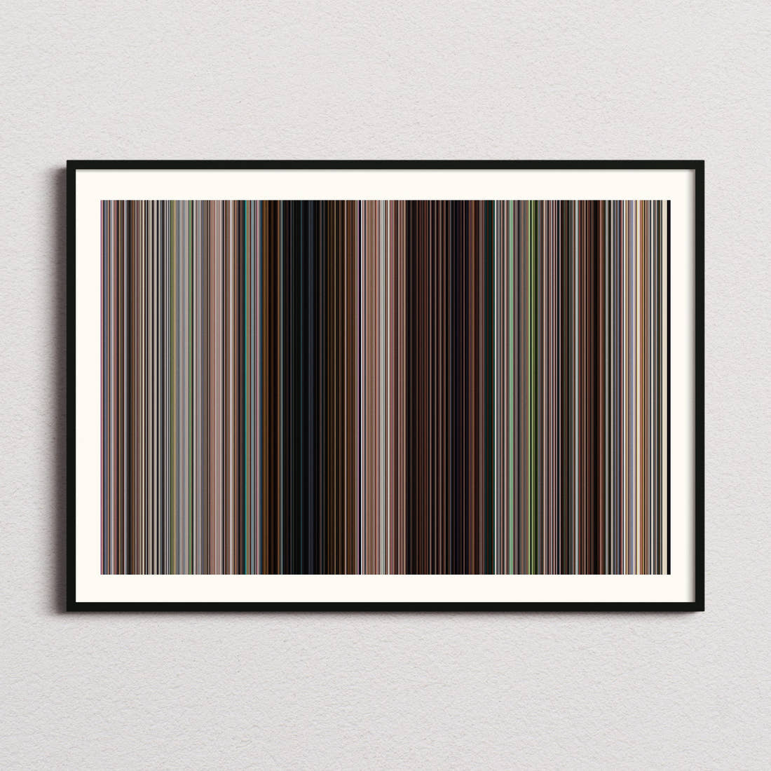 No Hard Feelings Movie Barcode Poster - Barcode Only