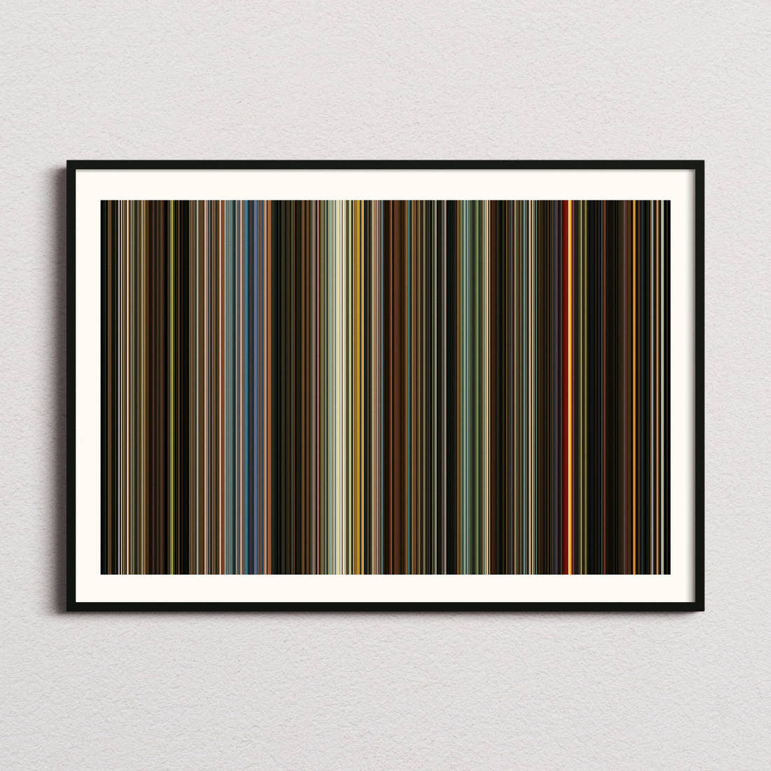 Nobody 2 Movie Barcode Poster - Barcode Only