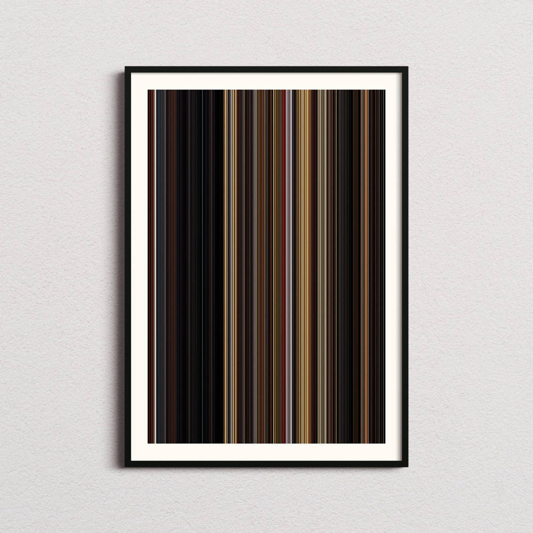 Nocturnal Animals Movie Barcode Poster - Barcode Only