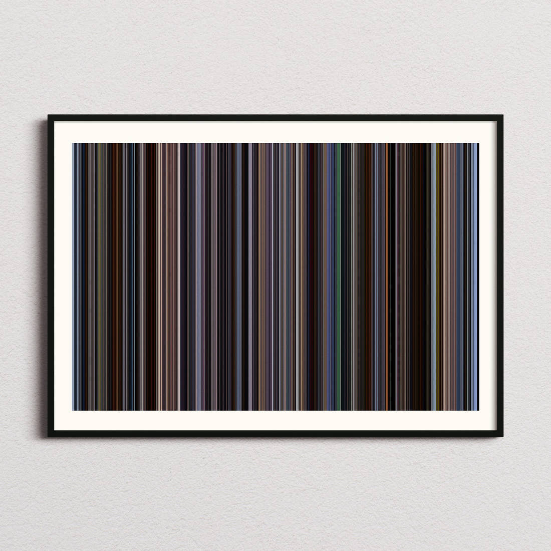 Nomadland Movie Barcode Poster - Barcode Only