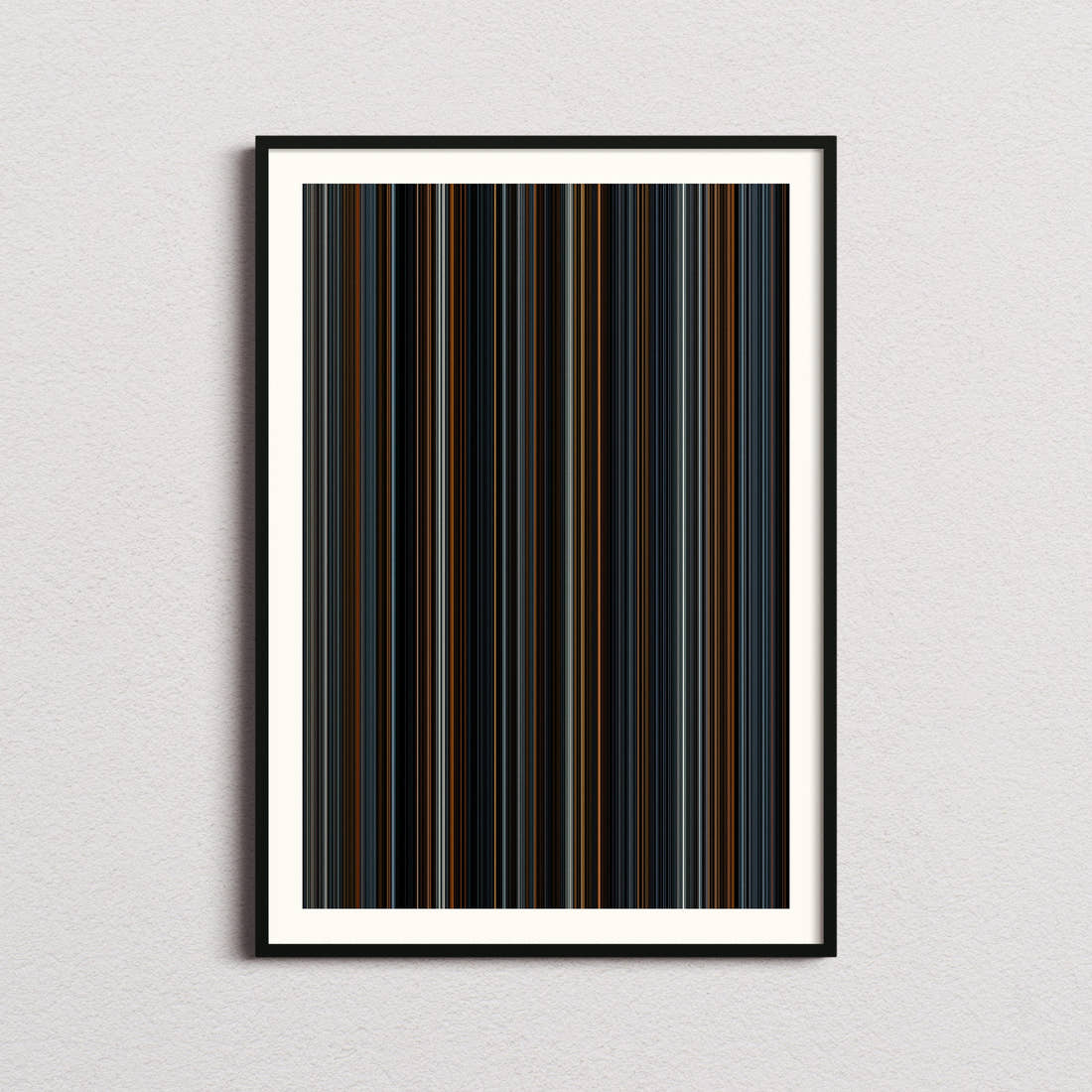 Nosferatu Movie Barcode Poster - Barcode Only