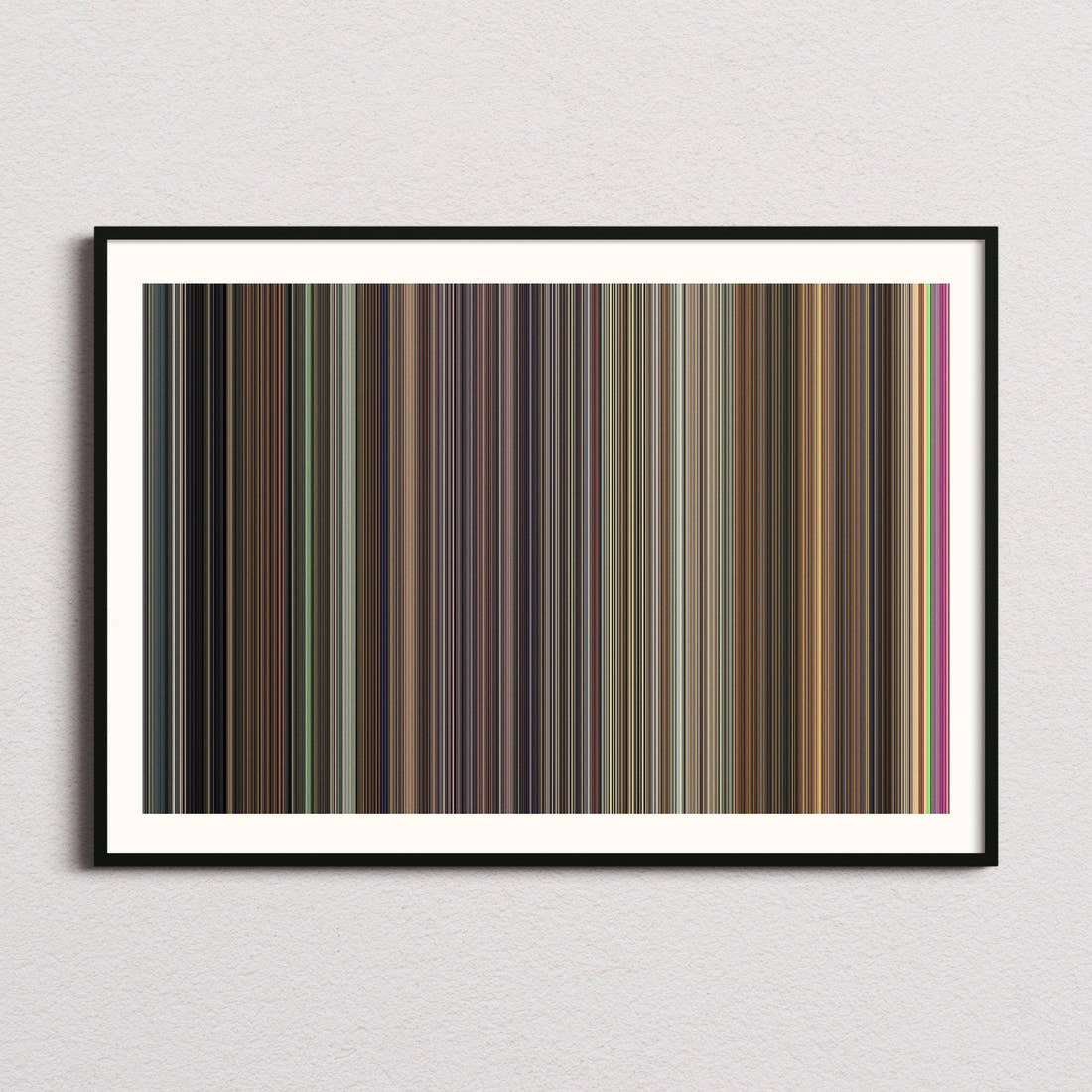Not Yet Movie Barcode Poster - Barcode Only