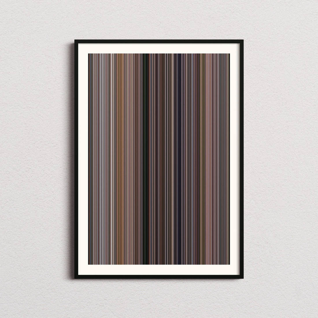 Notting Hill Movie Barcode Poster - Barcode Only
