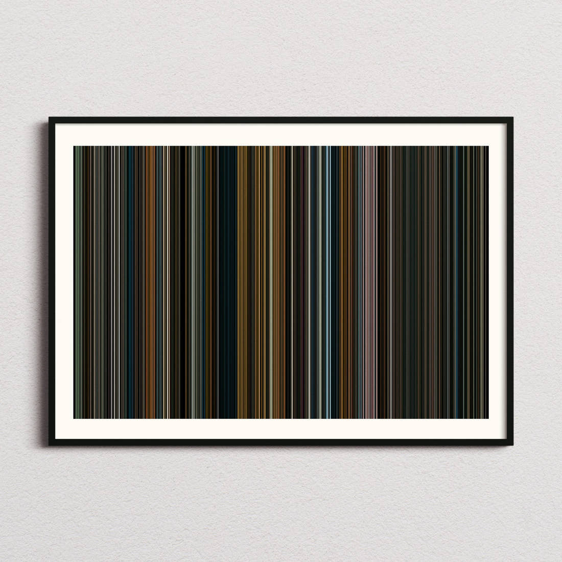 Nuremberg Movie Barcode Poster - Barcode Only