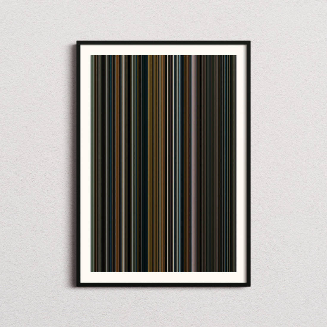 Nuremberg Movie Barcode Poster - Barcode Only