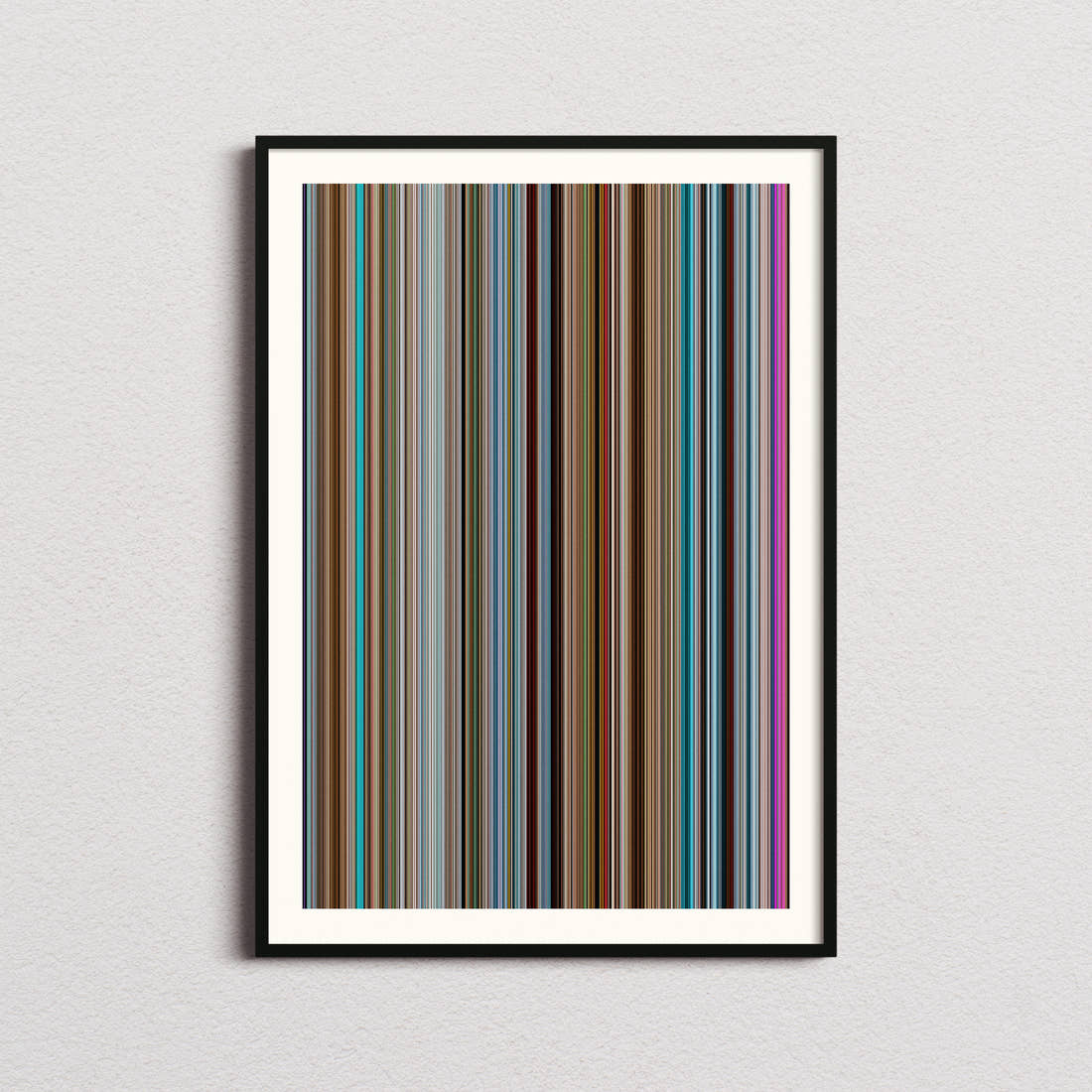 Nyad Movie Barcode Poster - Barcode Only