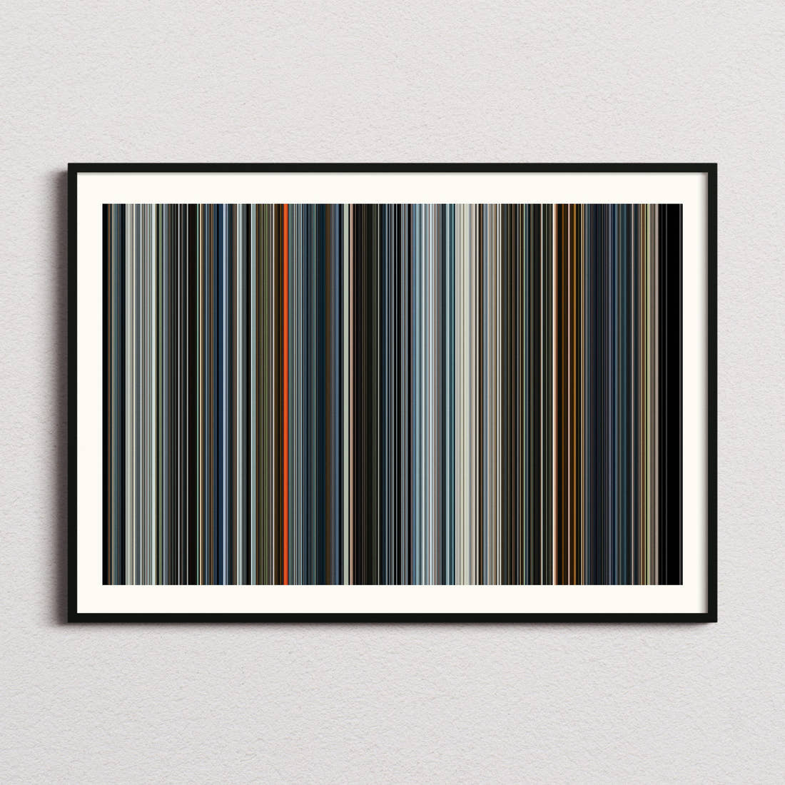 Oblivion Movie Barcode Poster - Barcode Only