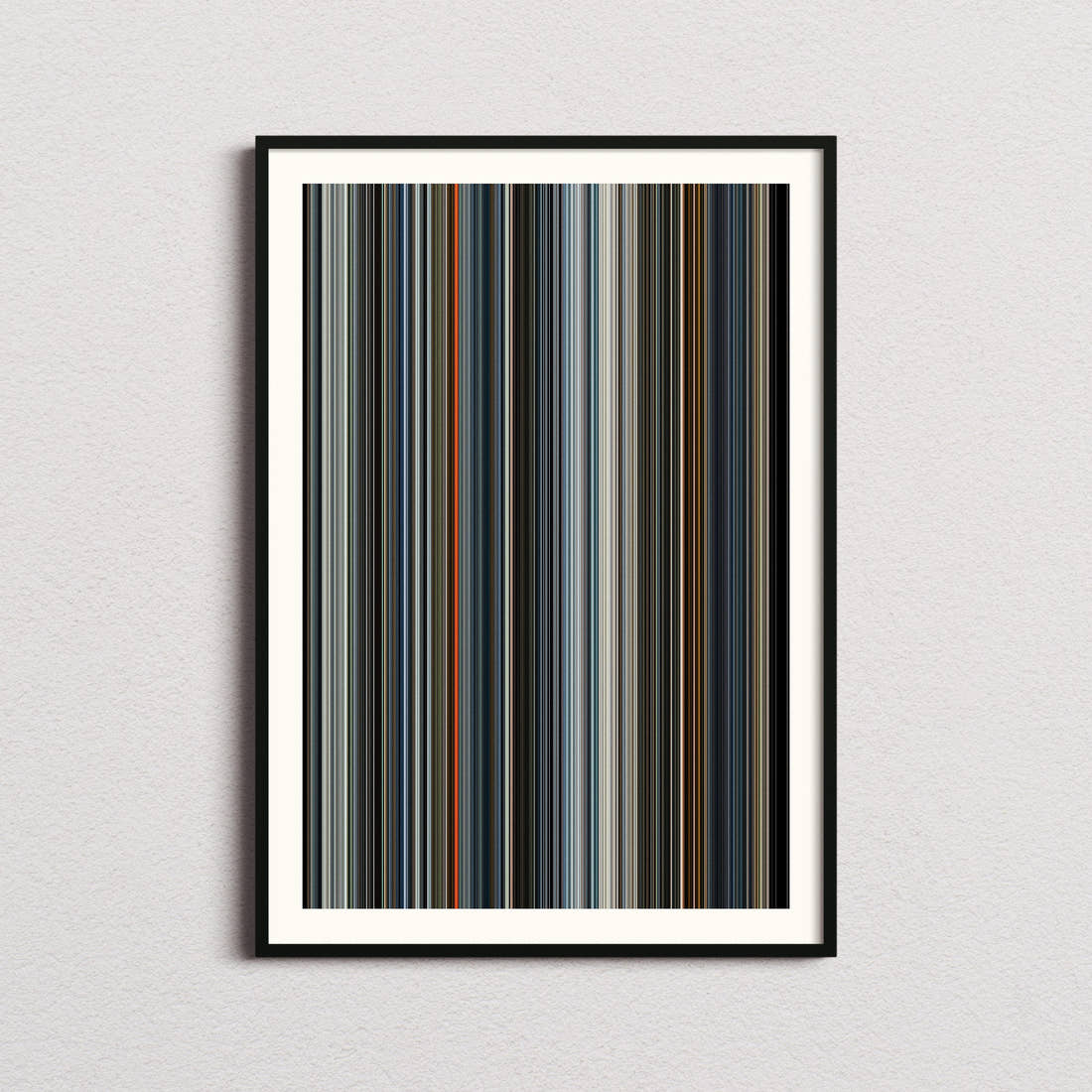 Oblivion Movie Barcode Poster - Barcode Only