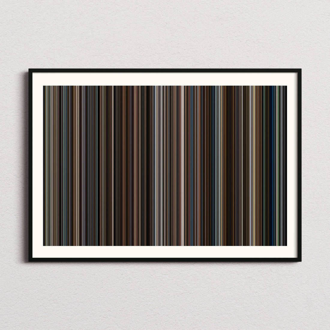 Ocean's 8 Movie Barcode Poster - Barcode Only