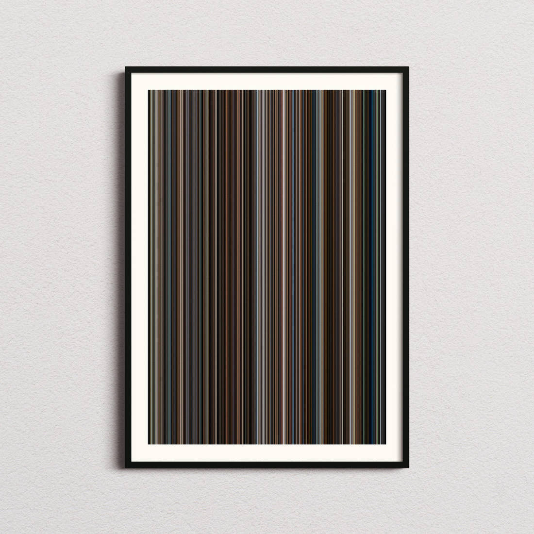 Ocean's 8 Movie Barcode Poster - Barcode Only