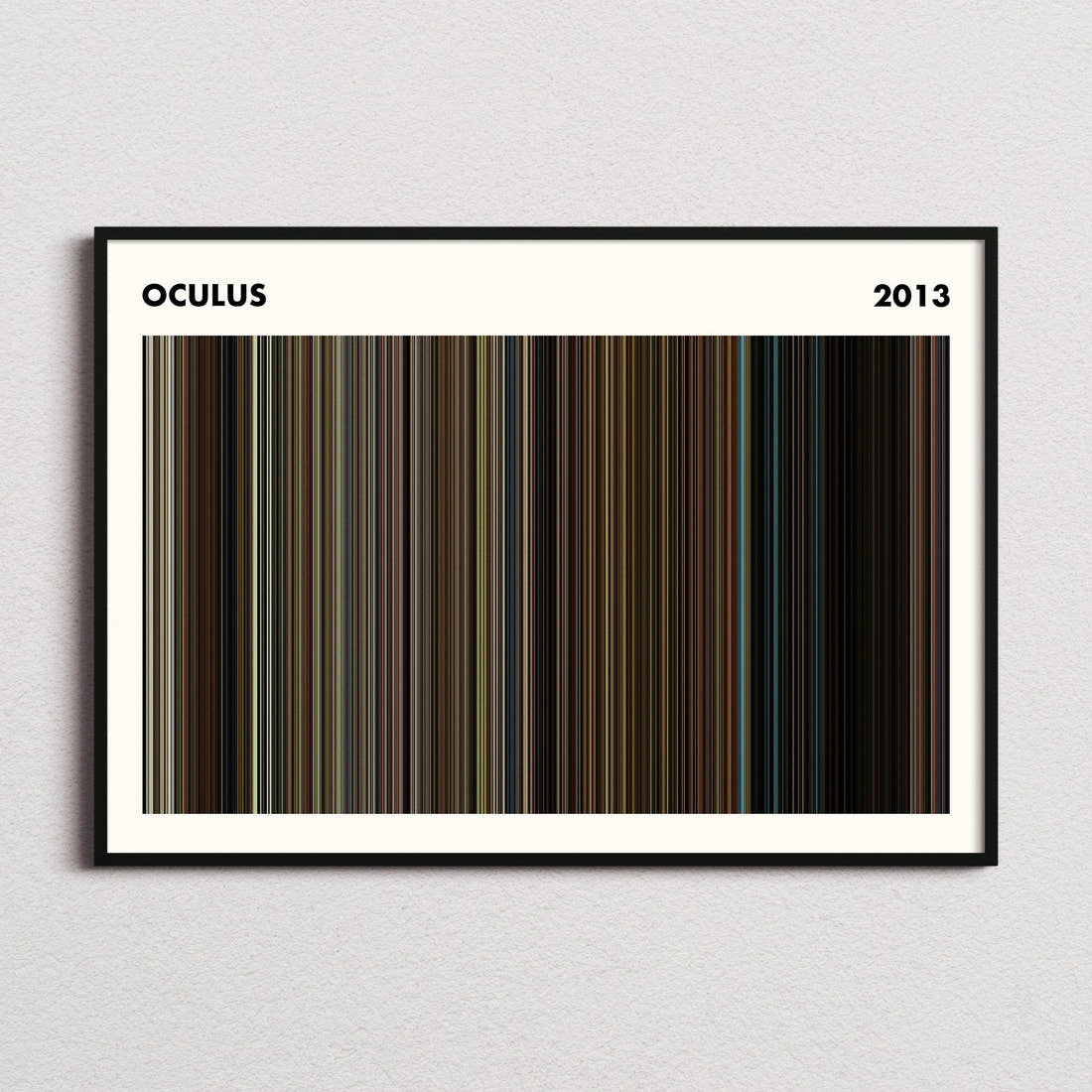 Oculus Movie Barcode Poster - Simplified