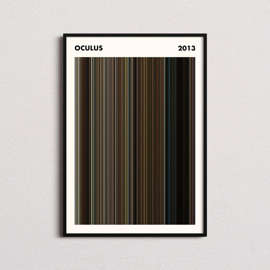 Oculus Movie Barcode Poster - Simplified