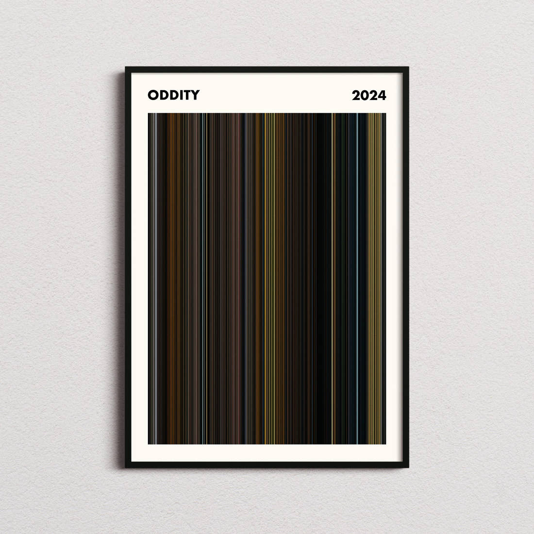 Oddity Movie Barcode Poster - Simplified
