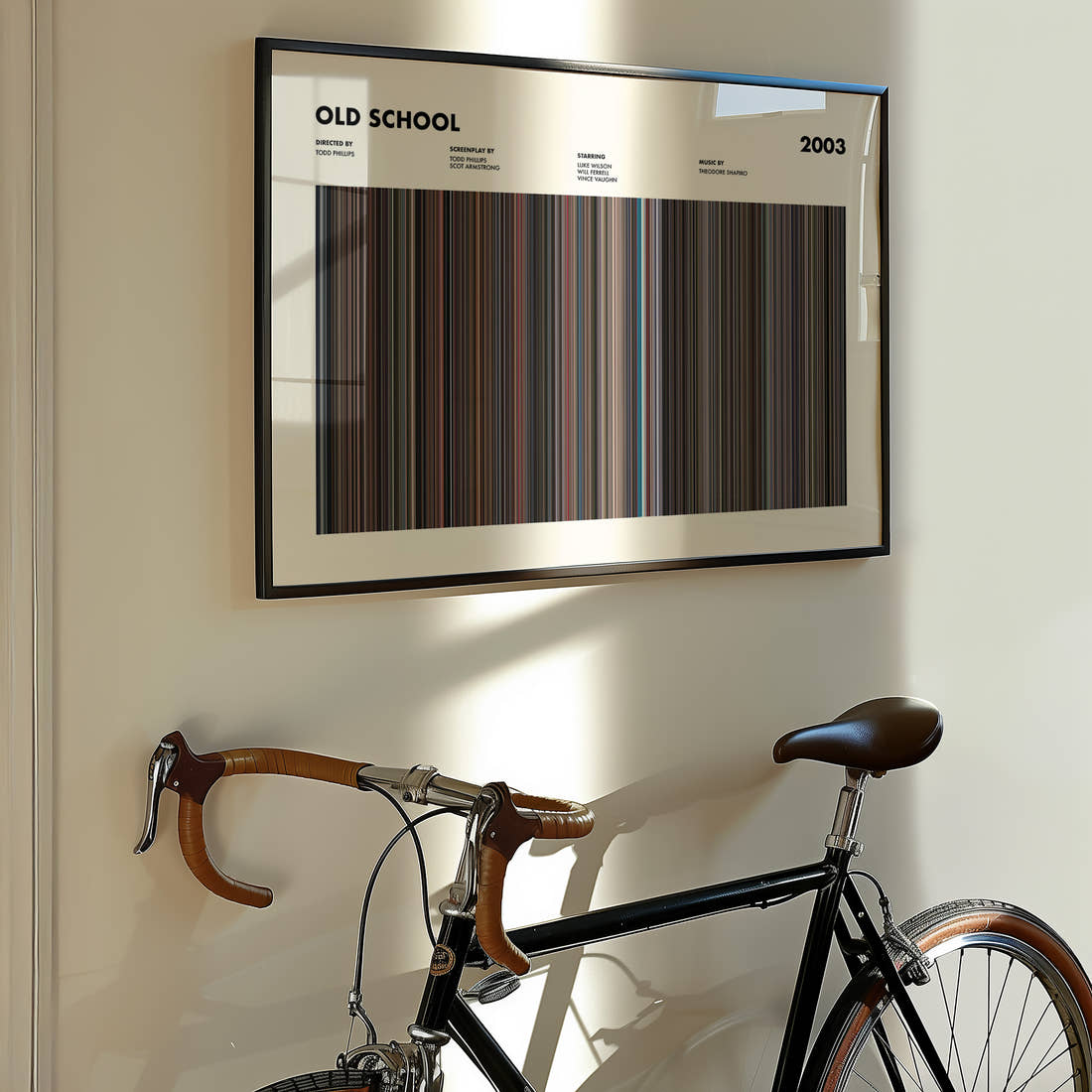 Old School Movie Barcode Poster